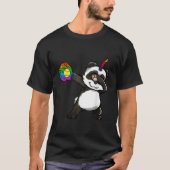 Softball Dabbing Pandicorn Panda T-Shirt (Vorderseite)
