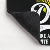 Softball Dad Like Baseball But With Bigger Funny Mousepad (Ecke)