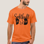 Softball  Dad  T-Shirt (Vorderseite)