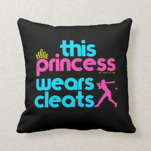 Softball: Diese Prinzessin Wears Cleats - Golly Kissen