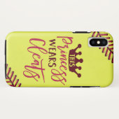 Softball diese Prinzessin Wears Cleats Quote Case-Mate iPhone Hülle (Rückseite (Horizontal))