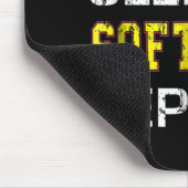 Softball Eat Sleep Softball Wiederholung Mousepad (Ecke)
