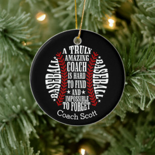 Softball ein wirklich phantastischer Trainer ist s Keramik Ornament