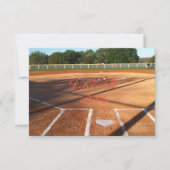 Softball Einladung (Vorderseite)