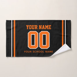 Softball-Einzelbestellungen Trikot Nummer & Name, Handtuch