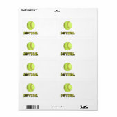 Softball-Etikett (Vorne)