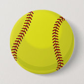 Softball-Fan Button (Vorderseite)
