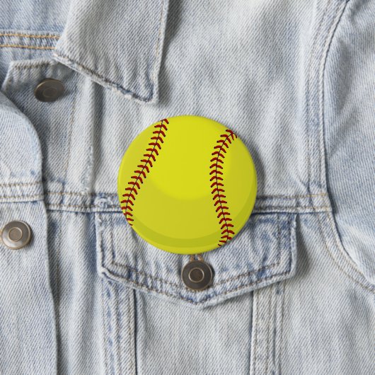Softball-Fan Button (Beispiel)
