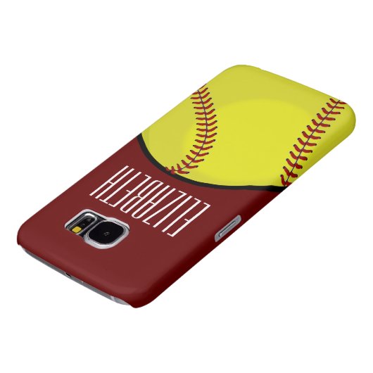 Softball-Fan Case-Mate Samsung Galaxy Hülle (unten)
