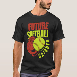 Softball-Fänger Batter Werfer Softball T-Shirt
