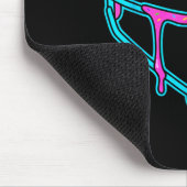 Softball-Fänger-Tropf-Eiscreme-Maske-Streusel-Gam Mousepad (Ecke)