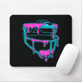 Softball-Fänger-Tropf-Eiscreme-Maske-Streusel-Gam Mousepad (Mit Mouse)