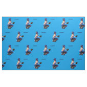 Softball-Fänger und Stadions-Malerei Stoff (Fat Quarter (45,7 x 55,9 cm))