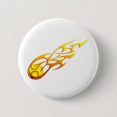 Softball-Flamme Button (Vorderseite)