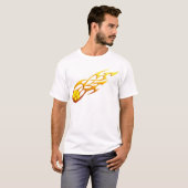 Softball-Flamme T-Shirt (Vorne ganz)