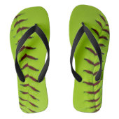 Softball-Flip-Flops Badesandalen (Fußbett)