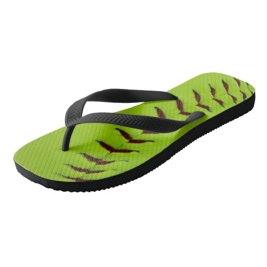 Softball-Flip-Flops Badesandalen (Schrägansicht)