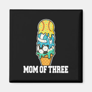 Softball Fußball Volleyball Mama Eis Sommer Ga Magnet