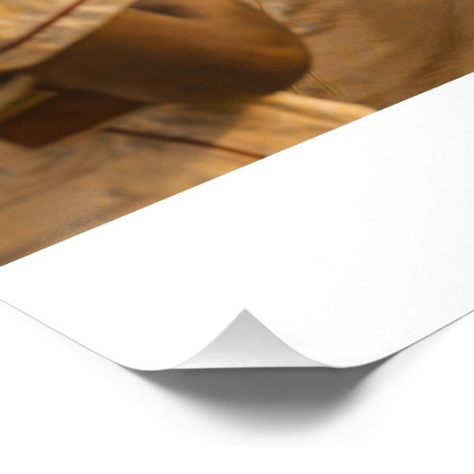 Softball Game Warm Up Poster (Ecke)