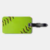 Softball-Gepäckanhänger Gepäckanhänger (Rückseite horizontal)