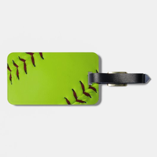 Softball-Gepäckanhänger Gepäckanhänger (Rückseite horizontal)