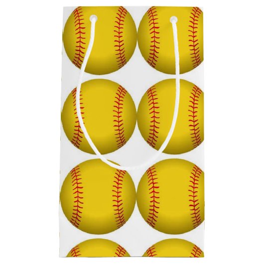 Softball-Geschenktasche Kleine Geschenktüte (Vorderseite)