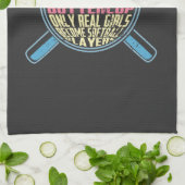 Softball Geschirrtuch (Gefaltet)