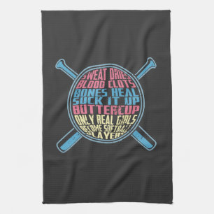 Softball Geschirrtuch