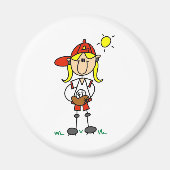 Softball Girl Magnet (Vorne)