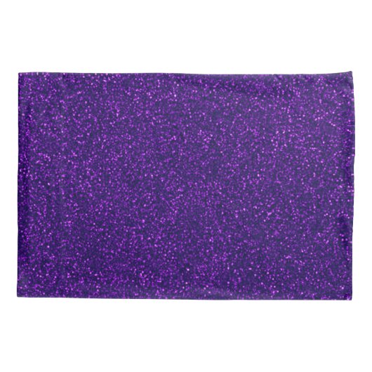 Softball Girls Lila Sparkle Pillowcase Kissenbezug (Rückseite)