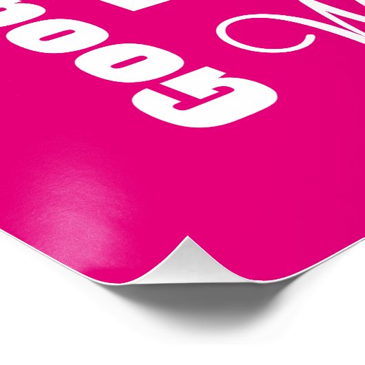 Softball Girls Sportterminoligy Worte Typografie Poster (Ecke)