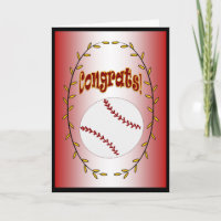 Softball - Glückwünsche!