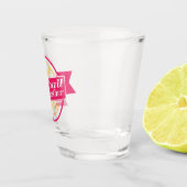 Softball Godmutter Schnapsglas (Rechts)