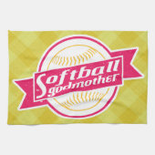 Softball-Godmutterhandtuch Handtuch (Horizontal)