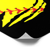 Softball-Grafik _1  Poster (Ecke)