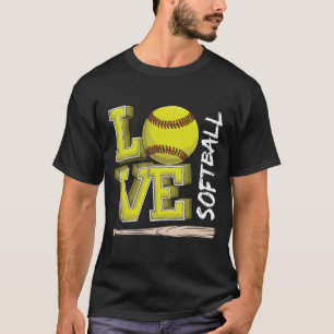 Softball-Grafik-Shirts mit Sprüchen für Teenager-M T-Shirt