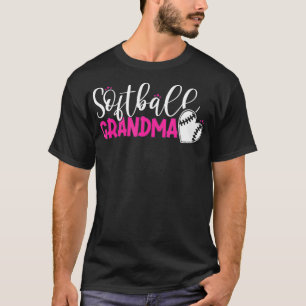 Softball Grandma Funny Softball Player Novelty Gif T-Shirt