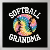 Softball Grandma Poster (Vorne)