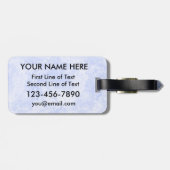 Softball Grandpa Blau & Rotes Gepäck Gepäckanhänger (Rückseite horizontal)