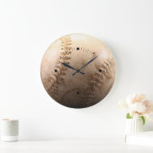 Softball Große Wanduhr (Zuhause)
