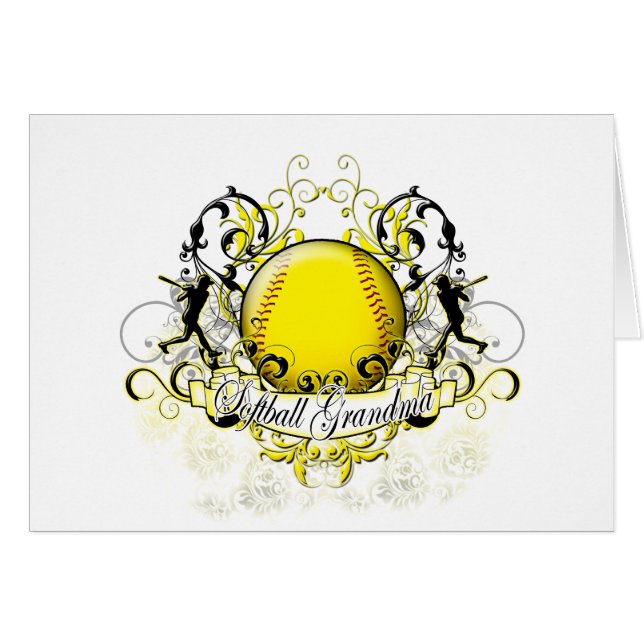 Softball-Großmutter (Vorderseite (Horizontal))