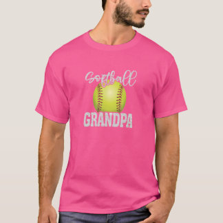 Softball Großpa Vintage Softballfamilie Matching T-Shirt