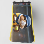 Softball Guinea Pig, Golf Putter Cover Headcover (Rotieren 90)