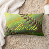 Softball-Hochzeits-Thema-mit Perlen besetzte Braut Lendenkissen (Decke)