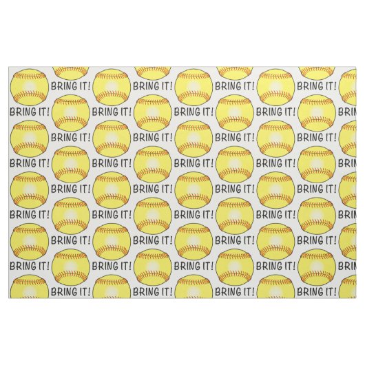 Softball: Holen Sie ihn Stoff (Fat Quarter (45,7 x 55,9 cm))