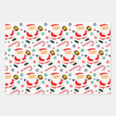 Softball Holiday Gift Wrapping Paper Geschenkpapier Set (Vorderseite)