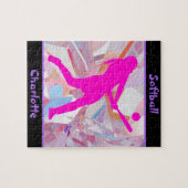 Softball Hologram Shatter Puzzle (Horizontal)