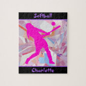 Softball Hologram Shatter Puzzle (Vertikal)