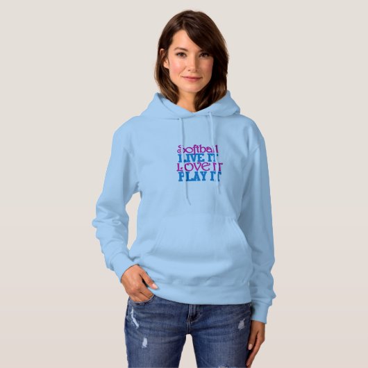 Softball Hoodie (Vorne ganz)