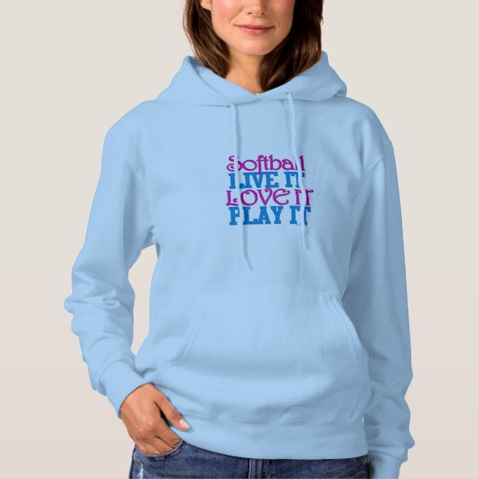 Softball Hoodie (Vorderseite)